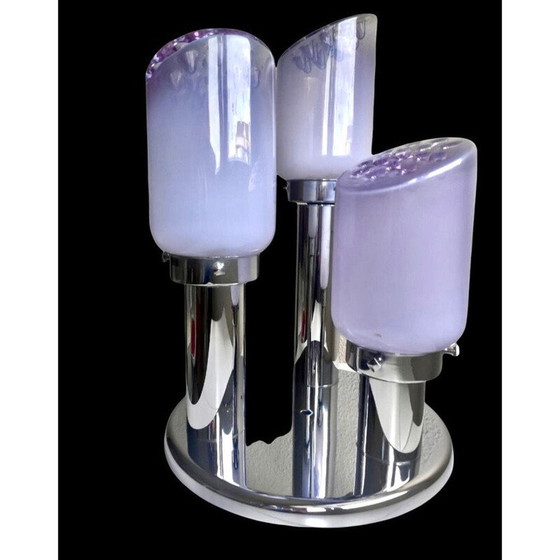 Image 1 of Paar alte Deckenleuchten aus Mazzega-Muranoglas von Toni Zuccheri, 1960