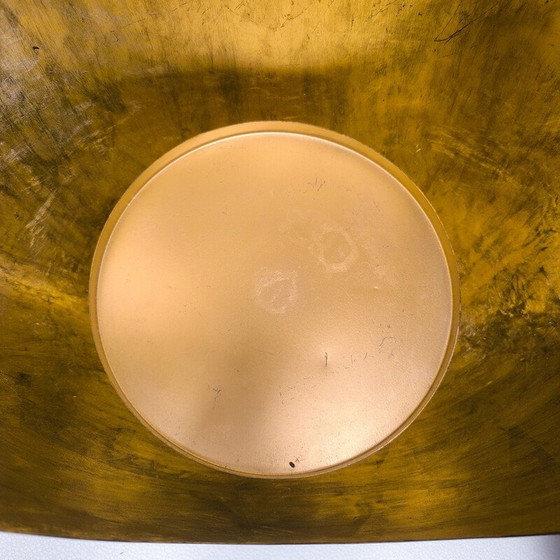 Image 1 of Paar Vintage-Kerzenständer aus polychromem Messing und schwarzem Nickel, Frankreich