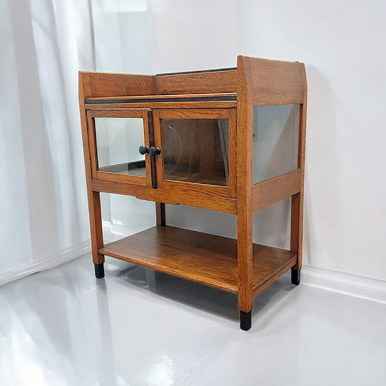 Image 1 of Antiker Teeschrank Art Deco Amsterdamer Schule