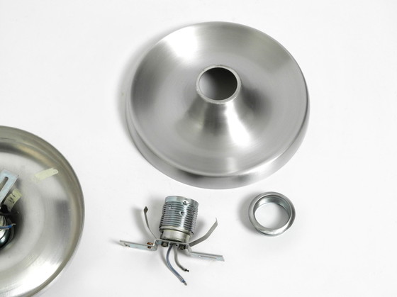 Image 1 of Zwei 1960S Runde Space Age Pop Art Aluminium Decke oder Wandlampen