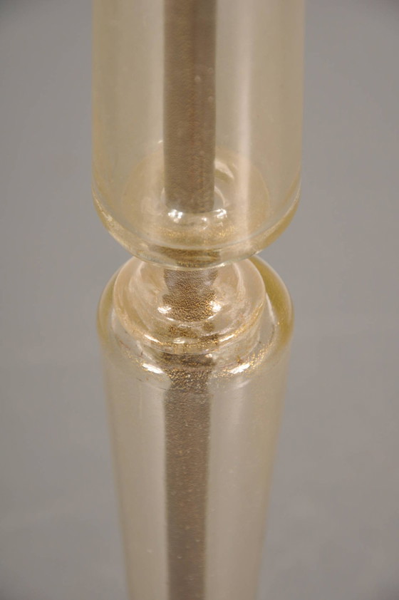 Image 1 of Stehlampe aus Muranoglas aus den 1940er Jahren im Stil von Barovier e Toso