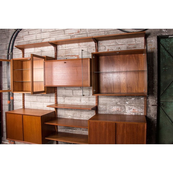 Image 1 of Modulares Teakholzregal von Poul Cadovius für Cado, Dänemark 1960