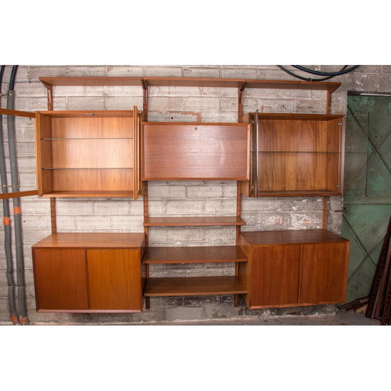 Image 1 of Modulares Teakholzregal von Poul Cadovius für Cado, Dänemark 1960