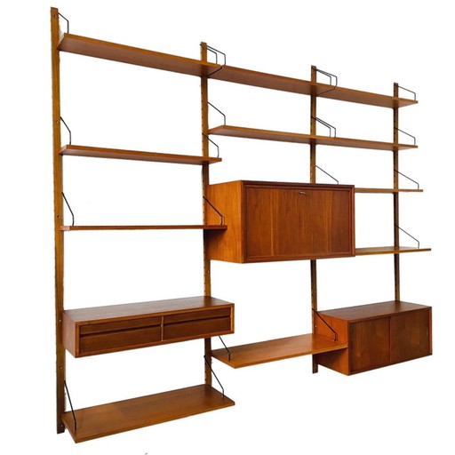 Mid Century Poul Cadovius Royal Wandschrank Dänisches Design