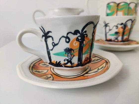 Image 1 of Javier Mariscal Kaffee-Set von Churchill England, 1993