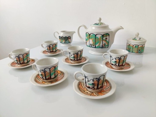 Javier Mariscal Kaffee-Set von Churchill England, 1993