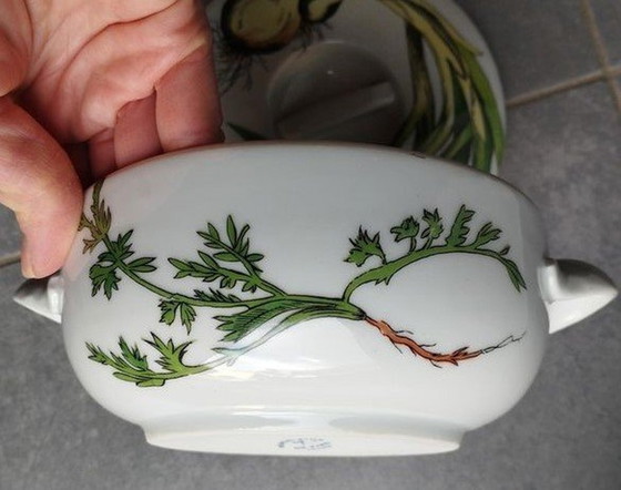 Image 1 of Porcelaine De Paris - Plat De Forme - Vintage Geschirr