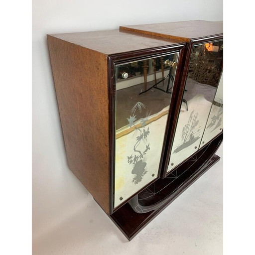 Vintage Art Deco Bar, Italien 1940