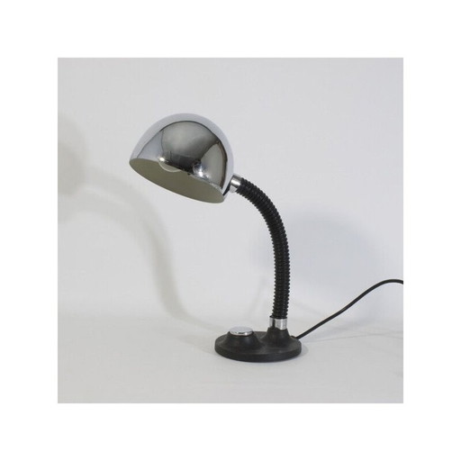 Schwarze Vintage-Lampe von Hillebrand, 1970