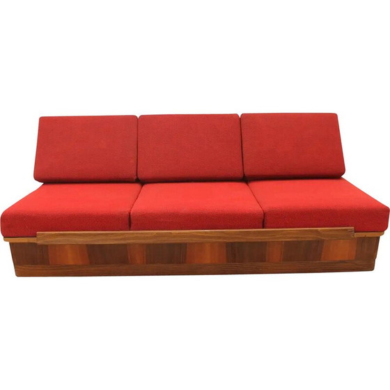 Image 1 of Klappsofa aus Holz von Mier, Tschechoslowakei 1960