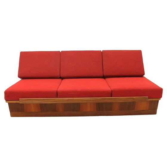 Image 1 of Klappsofa aus Holz von Mier, Tschechoslowakei 1960