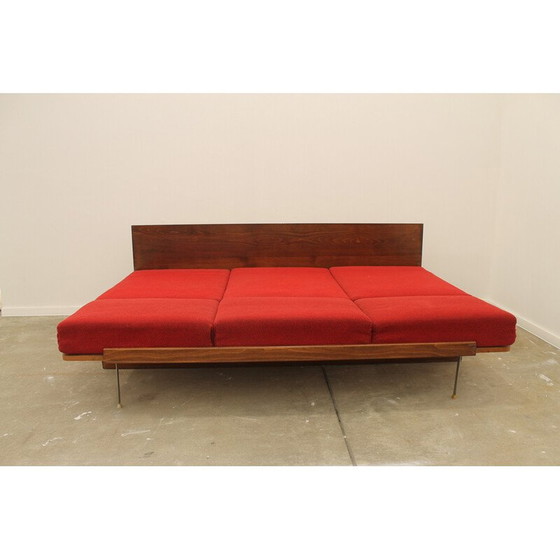 Image 1 of Klappsofa aus Holz von Mier, Tschechoslowakei 1960