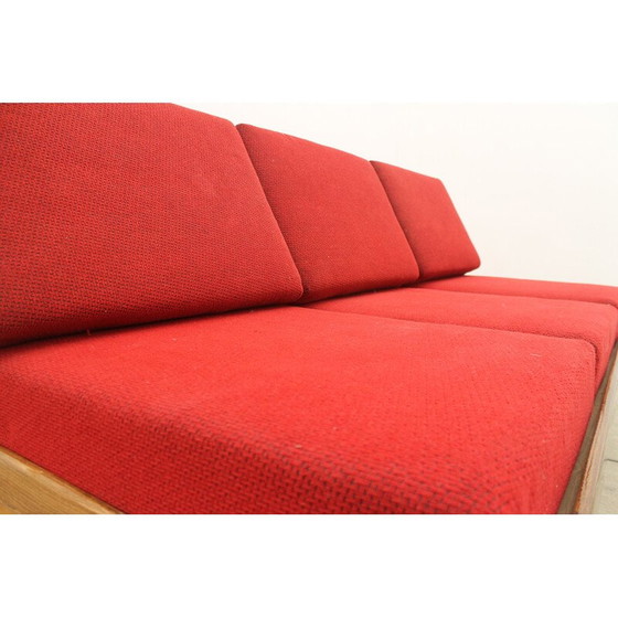 Image 1 of Klappsofa aus Holz von Mier, Tschechoslowakei 1960