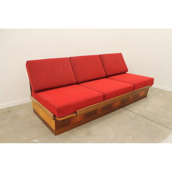 Image 1 of Klappsofa aus Holz von Mier, Tschechoslowakei 1960