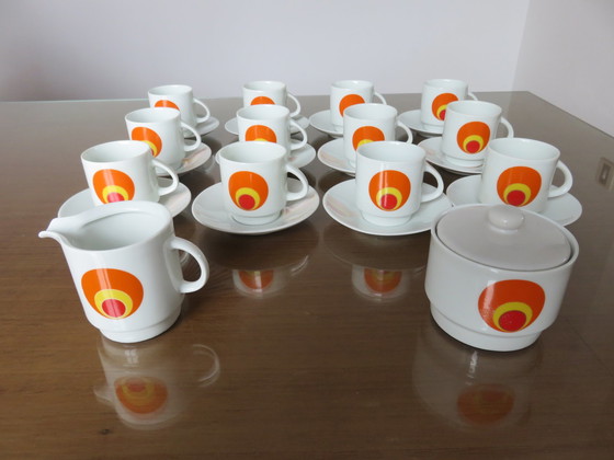 Image 1 of Kaffeeservice Space Age, Italy, 27 Pieces, 1970