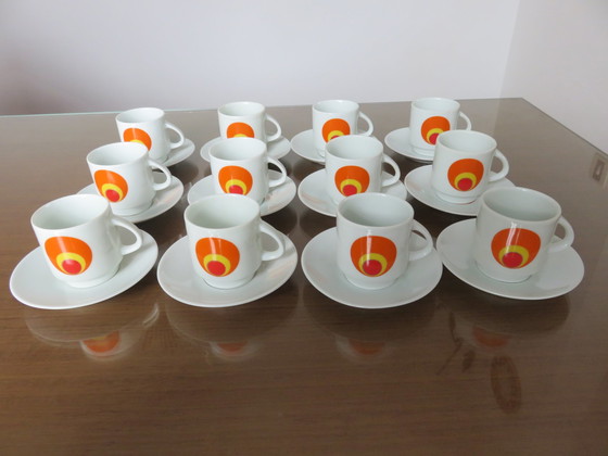 Image 1 of Kaffeeservice Space Age, Italy, 27 Pieces, 1970