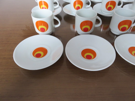 Image 1 of Kaffeeservice Space Age, Italy, 27 Pieces, 1970