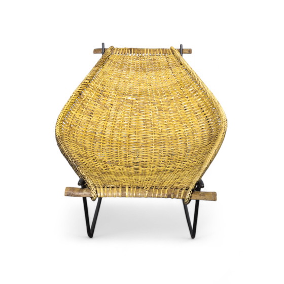 Image 1 of Mid Century "Duyan" Lounge Stuhl von John Risley für Ficks Reed