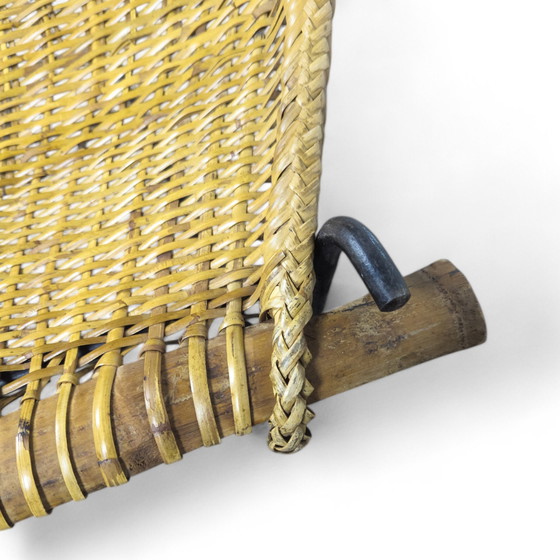 Image 1 of Mid Century "Duyan" Lounge Stuhl von John Risley für Ficks Reed