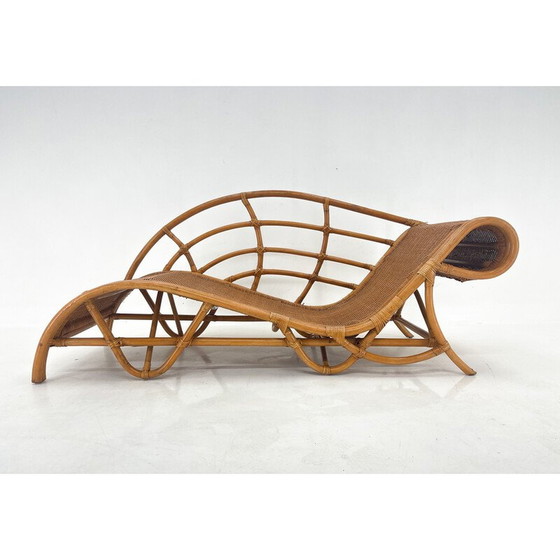 Image 1 of Vintage Garten-Rattan-Sessel, 1980er Jahre