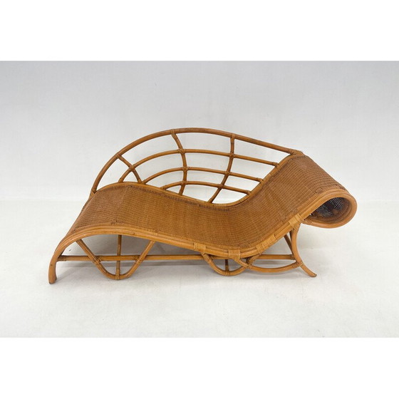 Image 1 of Vintage Garten-Rattan-Sessel, 1980er Jahre