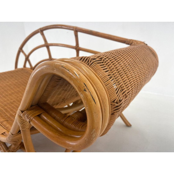 Image 1 of Vintage Garten-Rattan-Sessel, 1980er Jahre