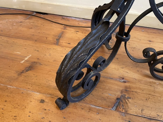 Image 1 of Stehlampe Stehlampe Stehlampe Handgeschmiedet Französisch 1940s