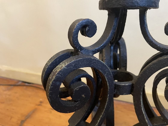 Image 1 of Stehlampe Stehlampe Stehlampe Handgeschmiedet Französisch 1940s