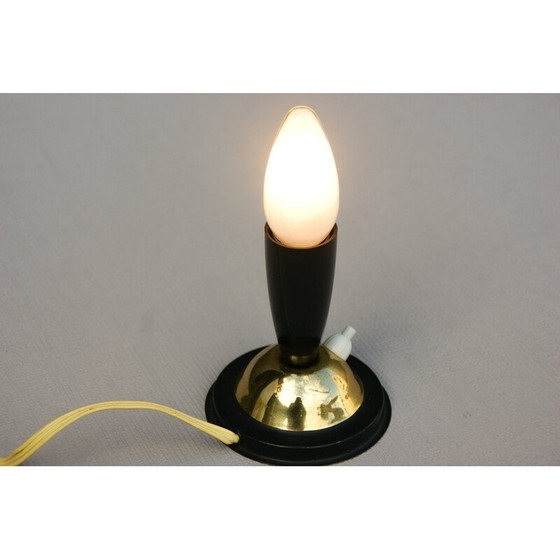 Image 1 of Nachttischlampe aus Bakelit und Messing, Deutschland, 1950