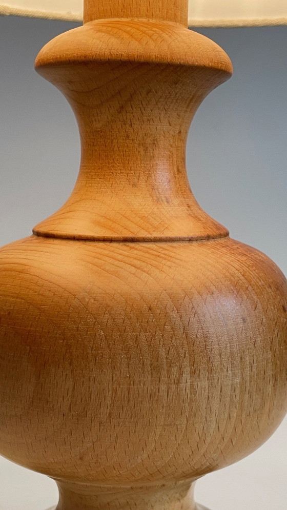 Image 1 of Lampe Holz gedrechselt Landhausstil Vintage