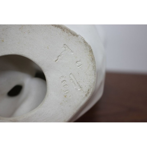 Image 1 of Vintage Art Deco Keramikskulptur einer sitzenden nackten Frau, 1940