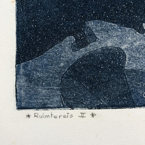 Image 1 of Rob Clous - Radierung - Weltraumreise II