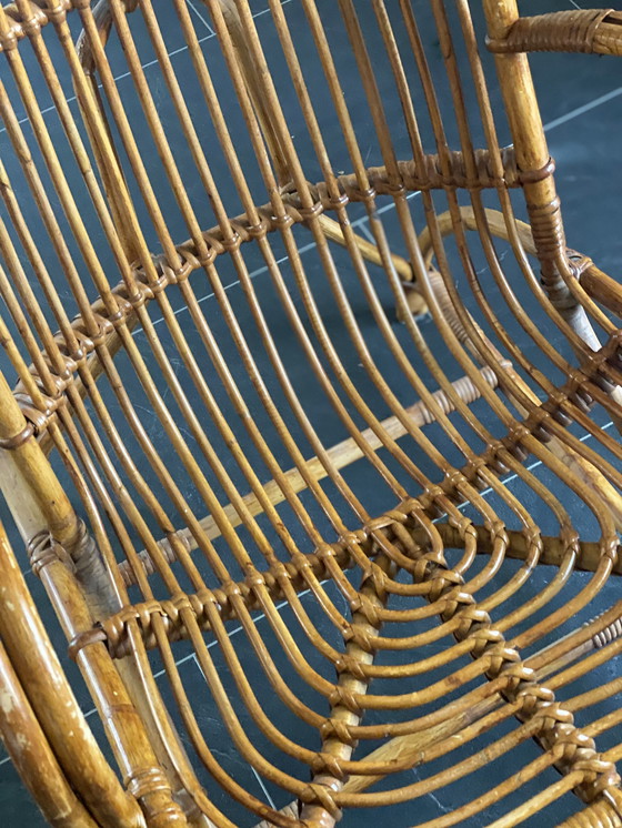 Image 1 of Rattan Loungesessel Mid Century