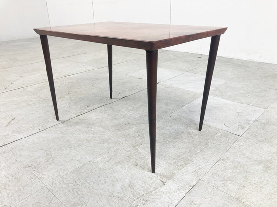 Image 1 of Aldo Tura Beistelltisch aus lackiertem Ziegenleder