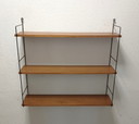 Sixties Wand-/Bücherregal mit drei Regalen