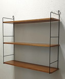 Sixties Wand-/Bücherregal mit drei Regalen