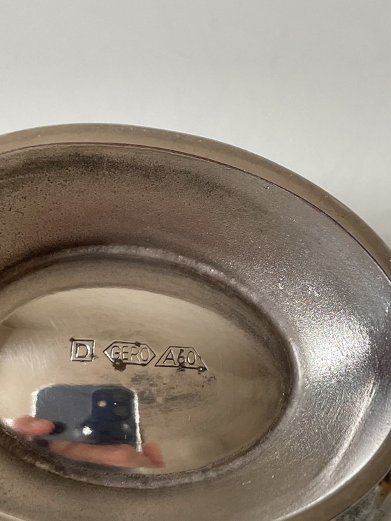 Image 1 of Gero Cream Set versilbert