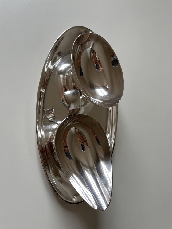 Image 1 of Gero Cream Set versilbert