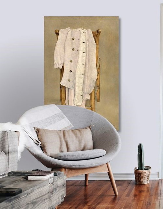 Image 1 of Jopie Huisman---Borstrok auf Deventer Stuhl von 1980