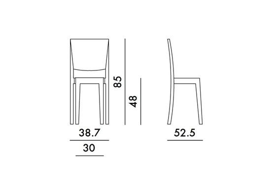 Image 1 of 2x Kartell La Marie Philippe Starck stuhle