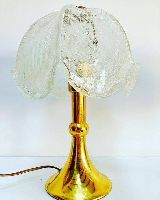 2x Vintage Pilz-Tischlampen
