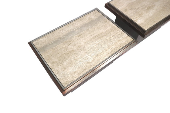 Image 1 of 2x Belgo Chrome Couchtisch