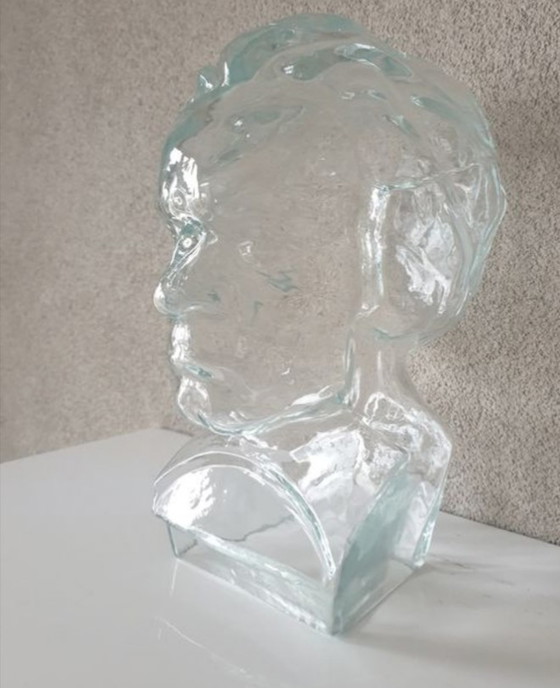 Image 1 of Kopfskulptur aus Glas