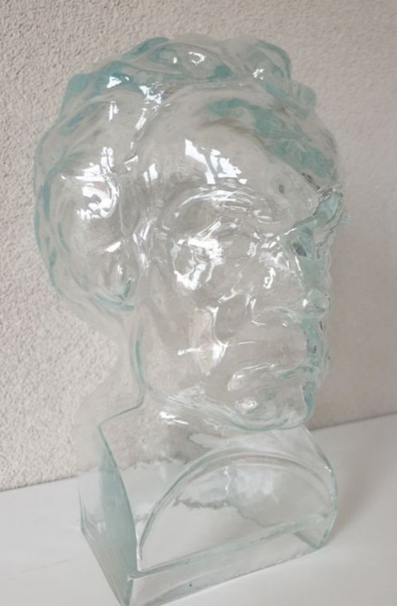 Image 1 of Kopfskulptur aus Glas