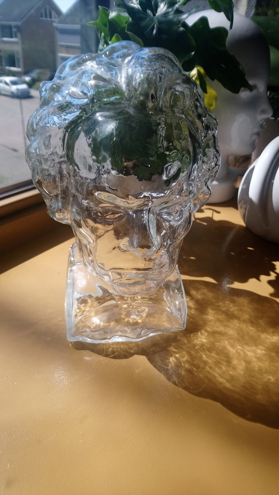 Image 1 of Kopfskulptur aus Glas