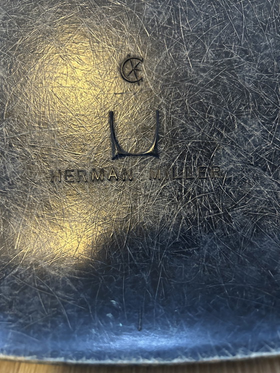 Image 1 of 1 bis max. 8x Herman Miller Dsx Fiberglass Chair blau von Eames