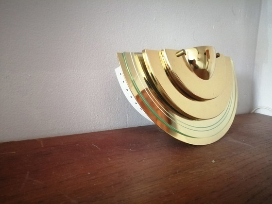 Image 1 of Vintage Hollywood Regency Wandlampe