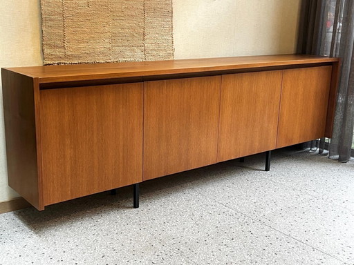 Elegantes 70er Jahre Lowboard Sideboard Teak Furnier 250Cm