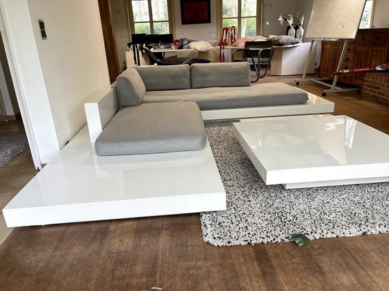 Image 1 of Rausch Plattform 2 Lounge-Sofas + Couchtisch