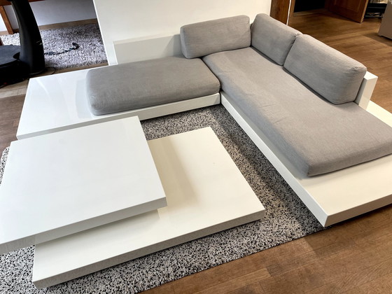Image 1 of Rausch Plattform 2 Lounge-Sofas + Couchtisch